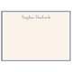 Navy Bliss Hand-Bordered Flat Note Cards - Raised Ink Image 3 of 4